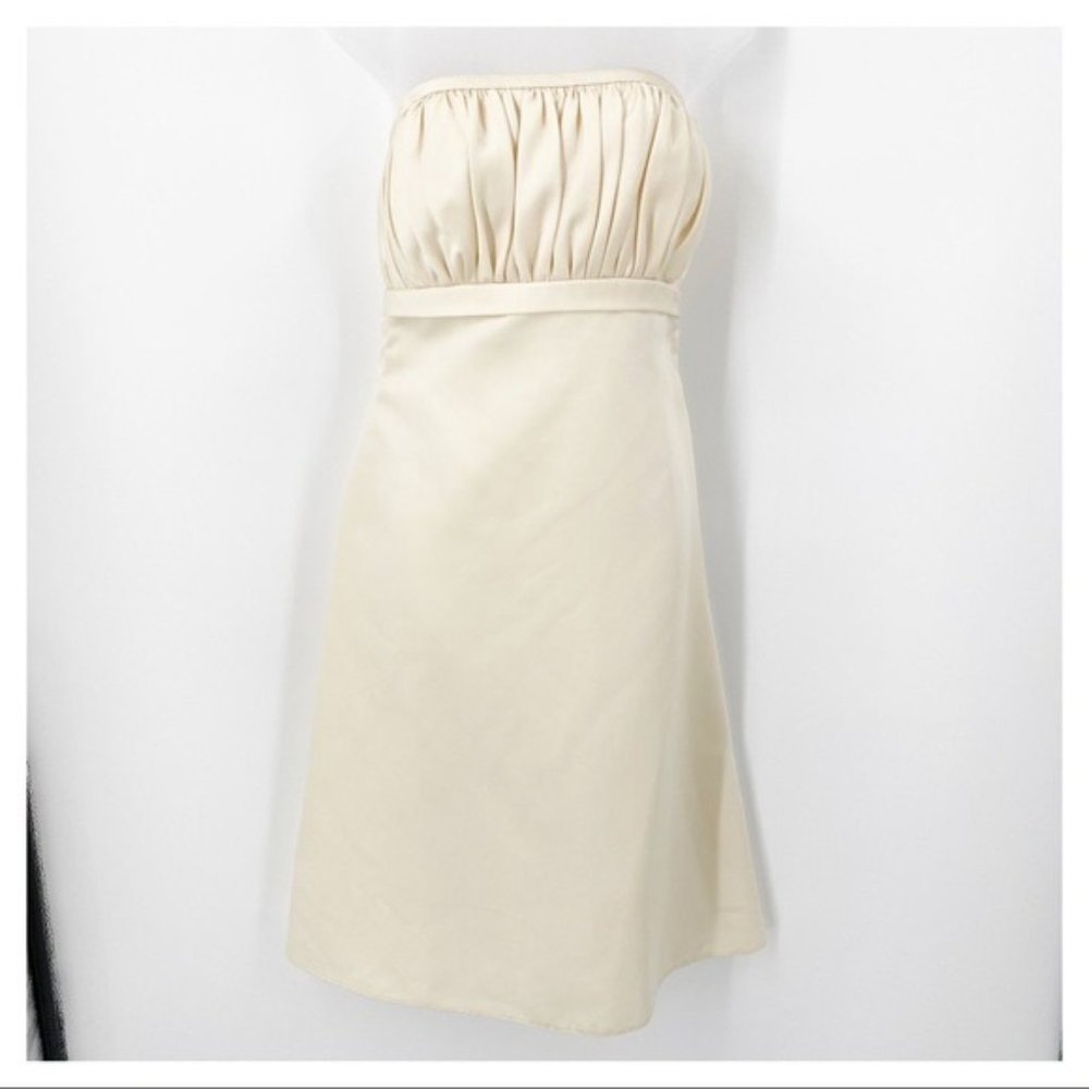 Forever Yours Strapless A Line Mid Length Dress 10